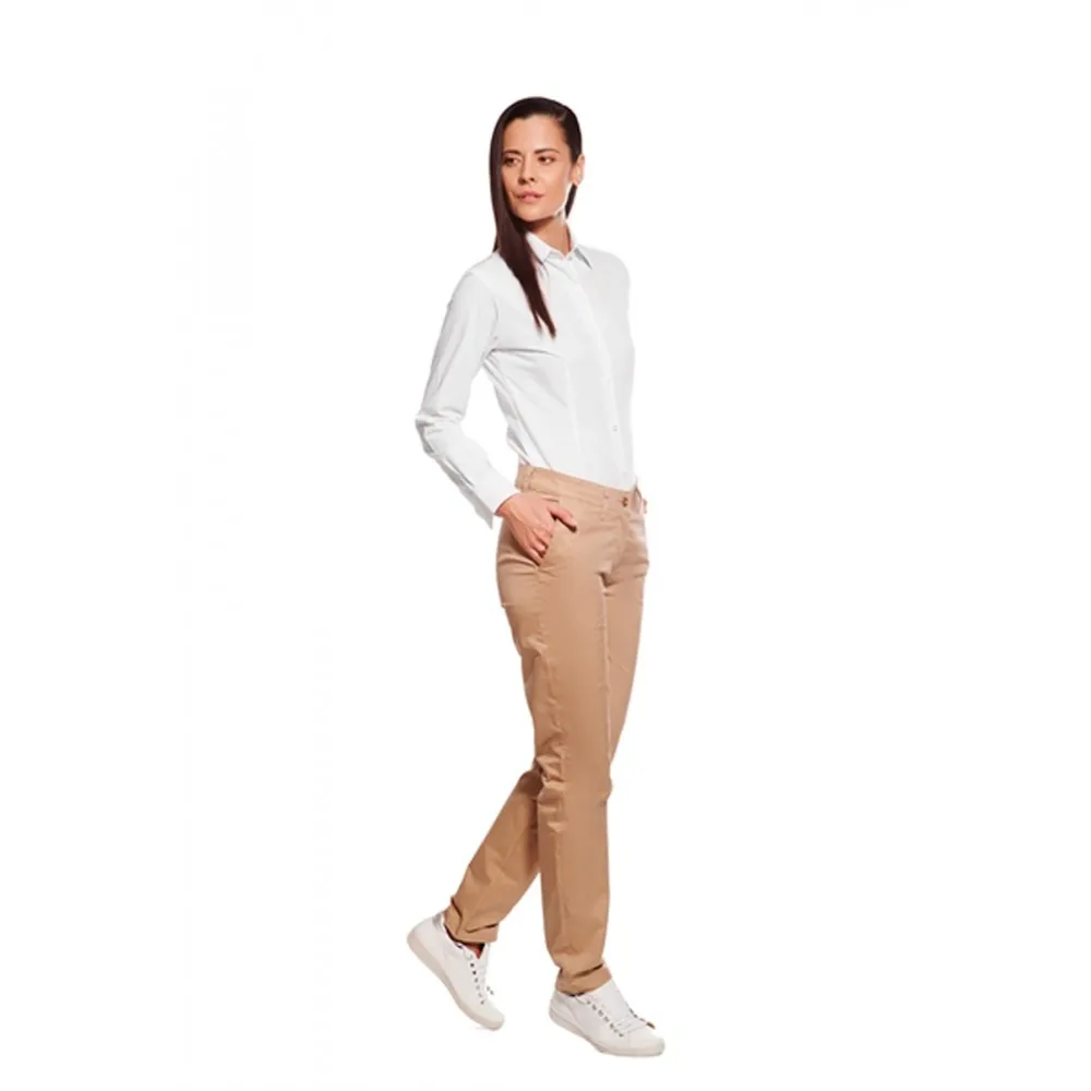 Chino mujer elástico hidrofugado