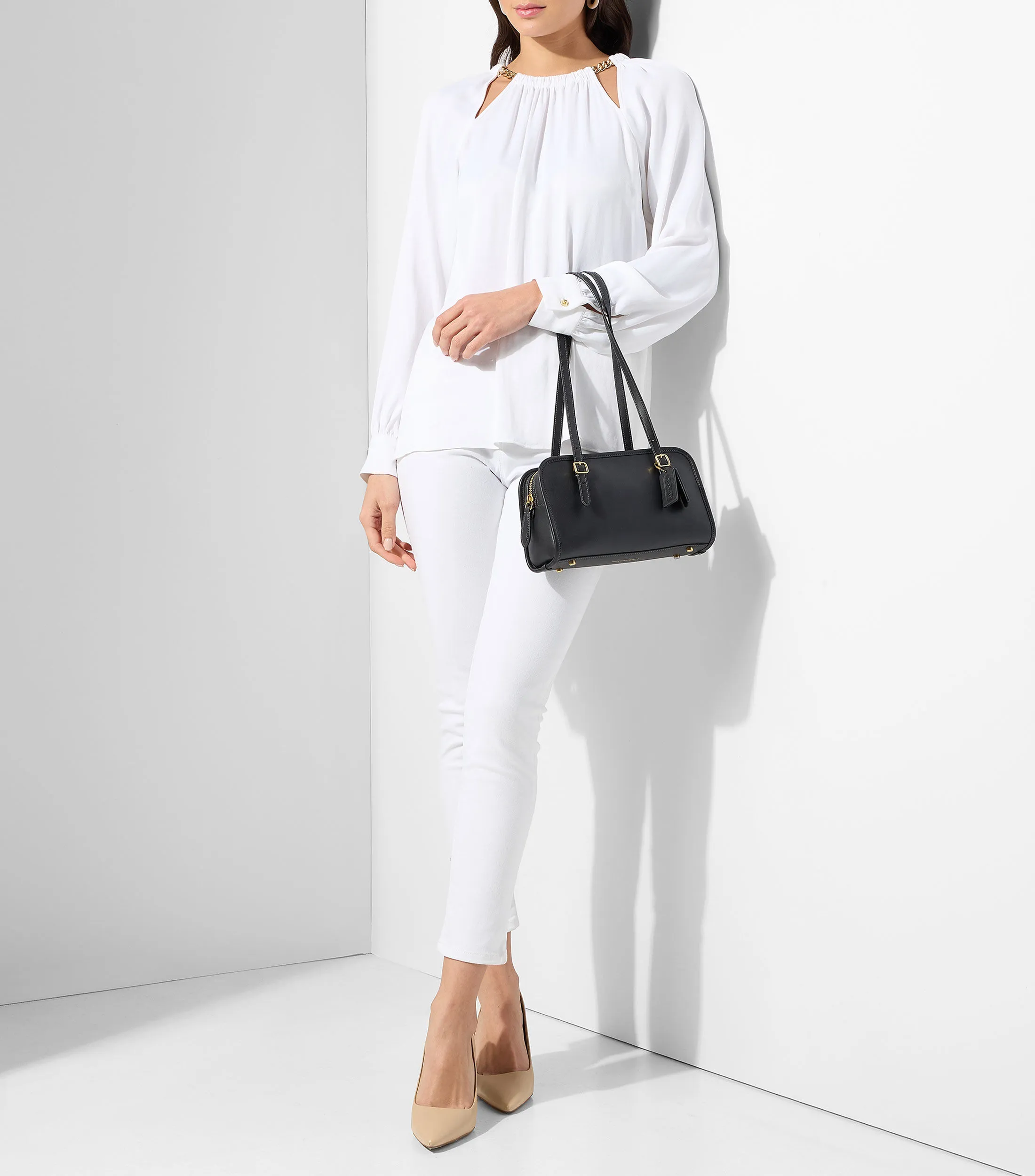 Coach Bolso shoulder en piel vacuna liso Mujer