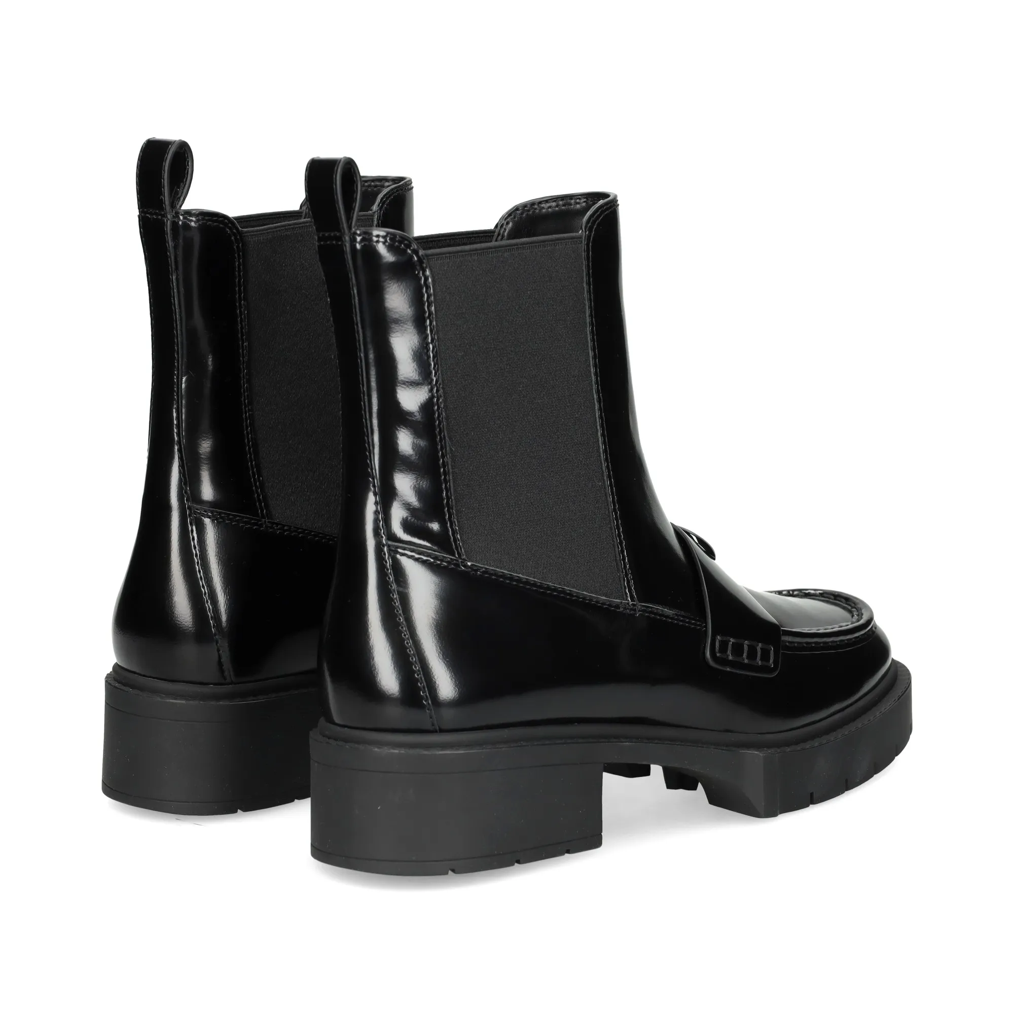 COACH Botines con tacón de Mujer NEGRO