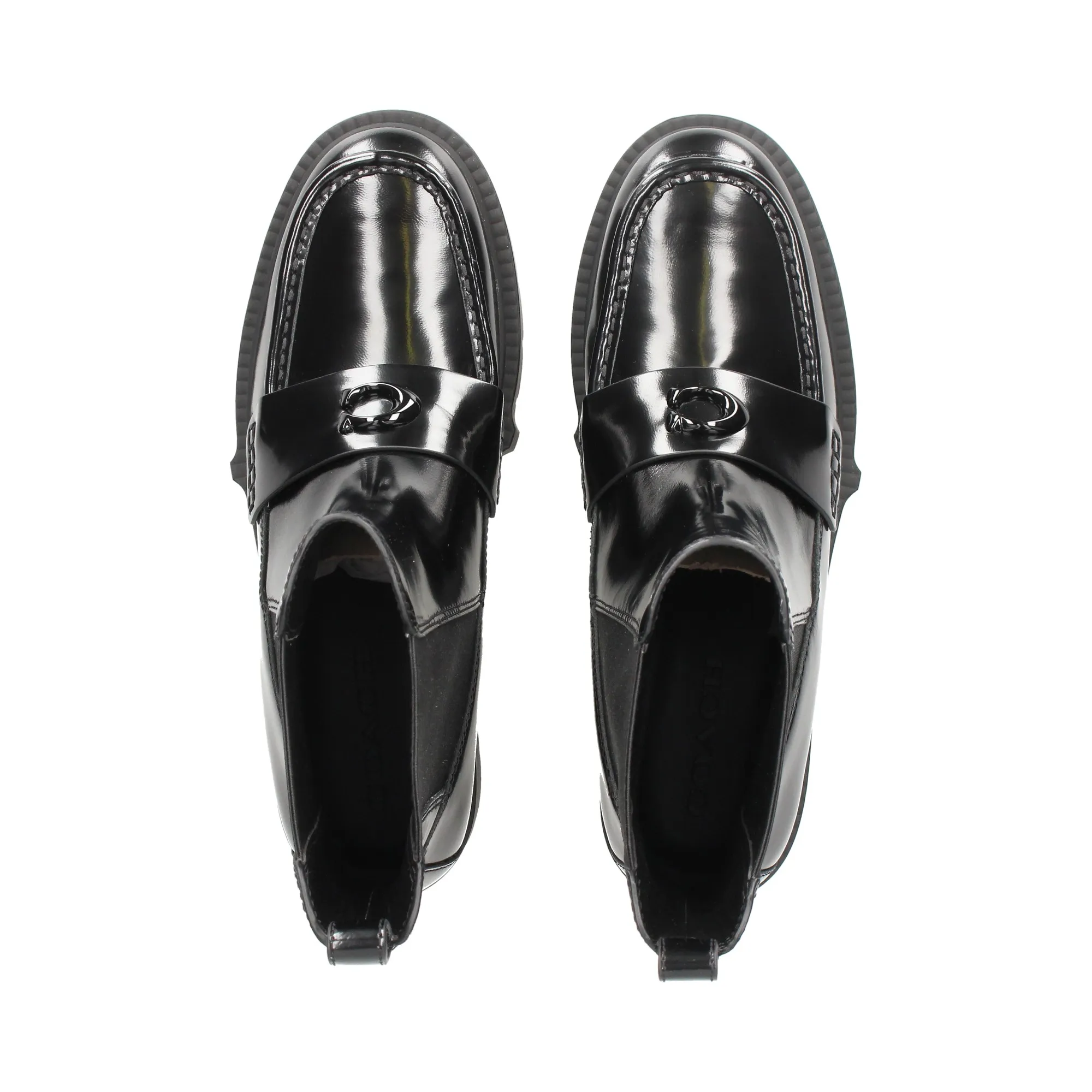 COACH Botines con tacón de Mujer NEGRO