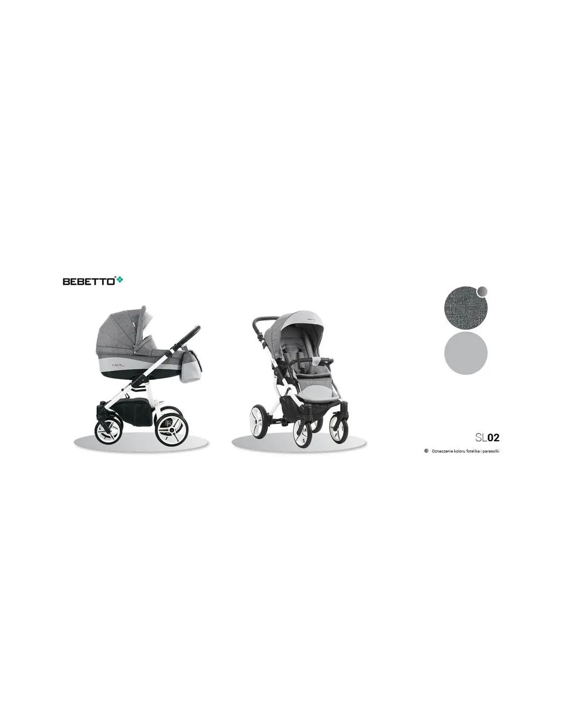 Coche de bebé trio Luca de Bebetto