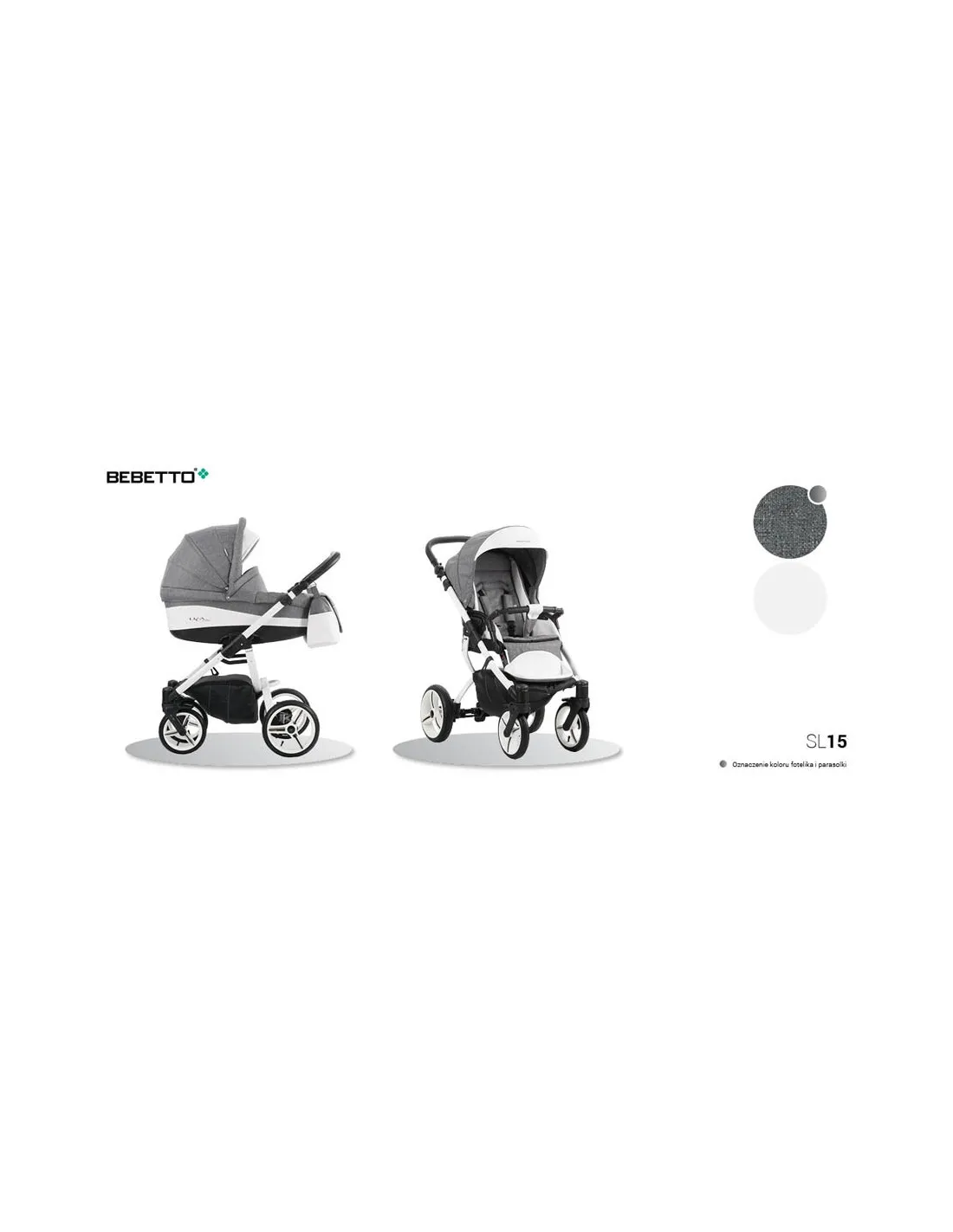 Coche de bebé trio Luca de Bebetto