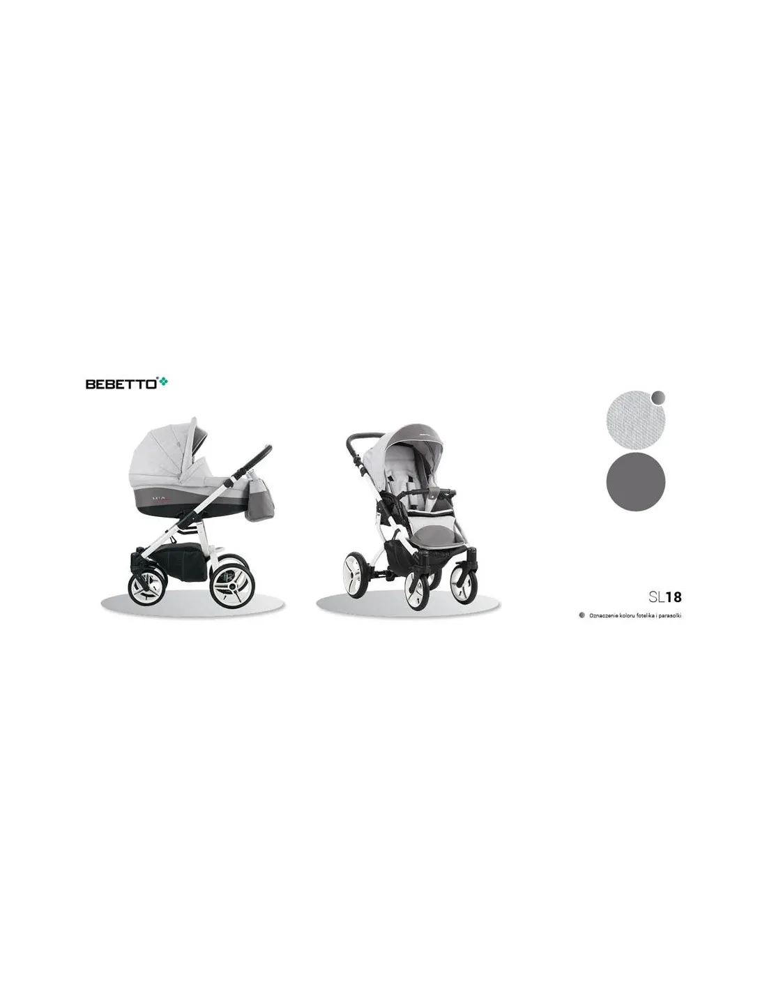 Coche de bebé trio Luca de Bebetto