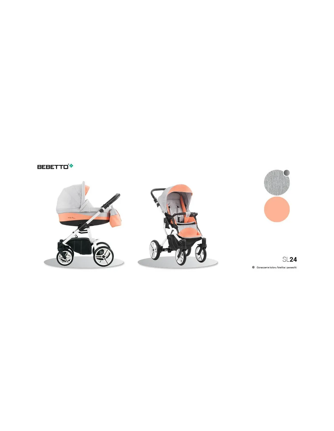 Coche de bebé trio Luca de Bebetto