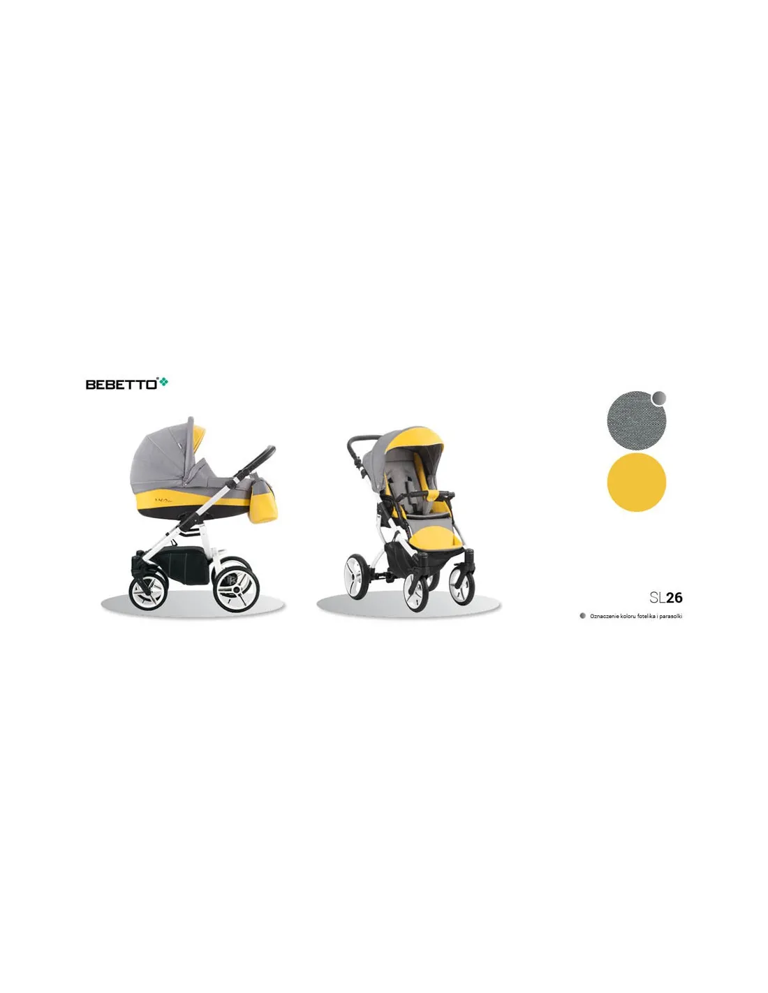 Coche de bebé trio Luca de Bebetto