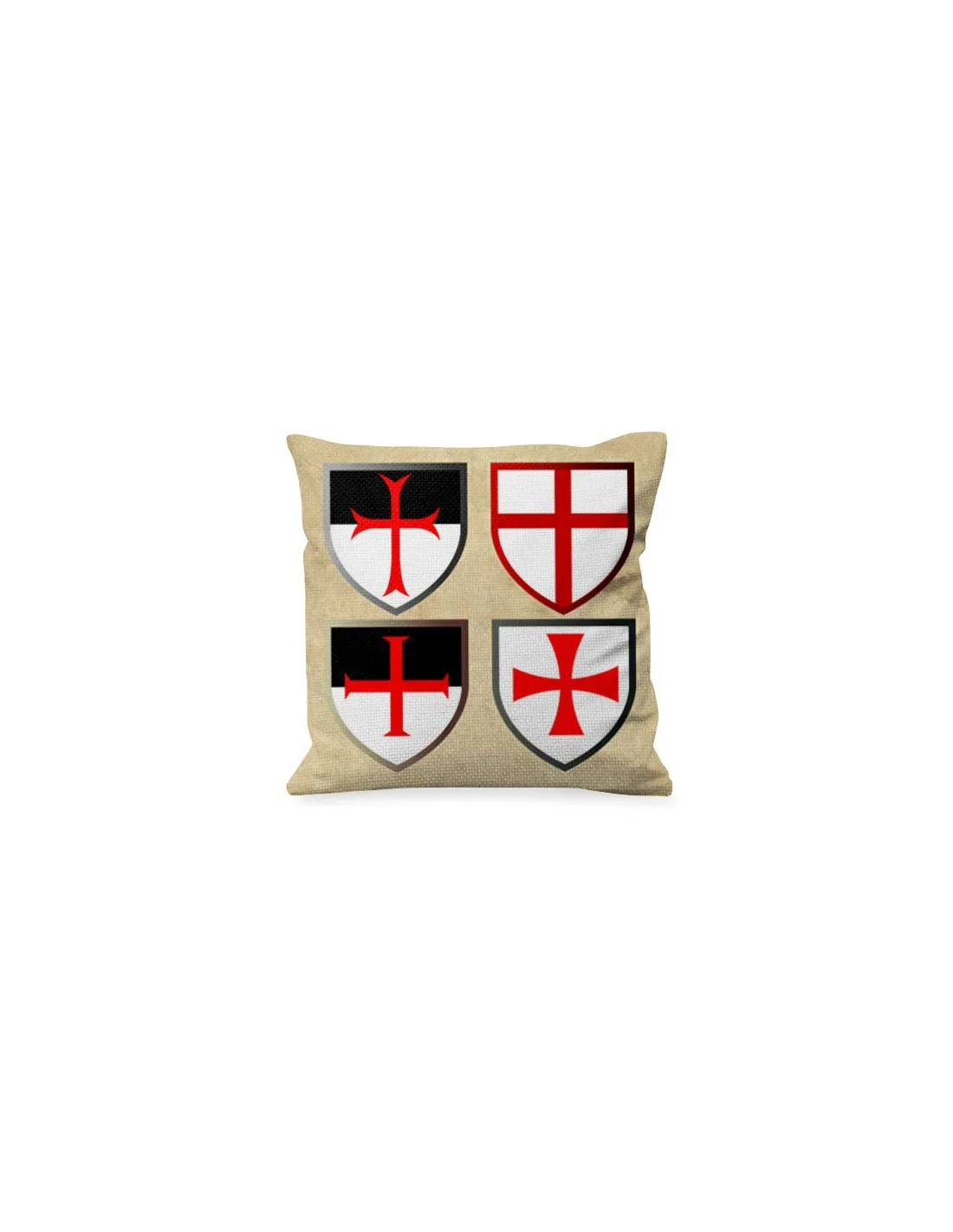 Cojín con Cruces Templarias