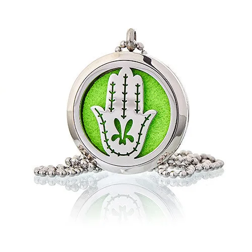 Collar difusor Aromaterapia MANO DE FATIMA