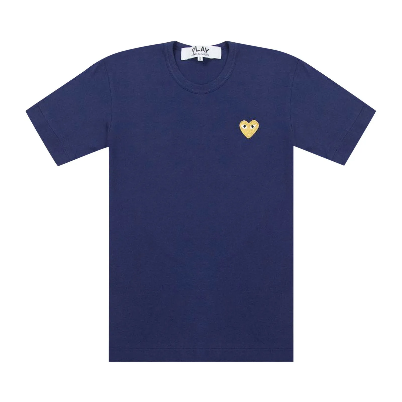 COMME DES GARçONS PLAY GOLD HEART TSHIRT