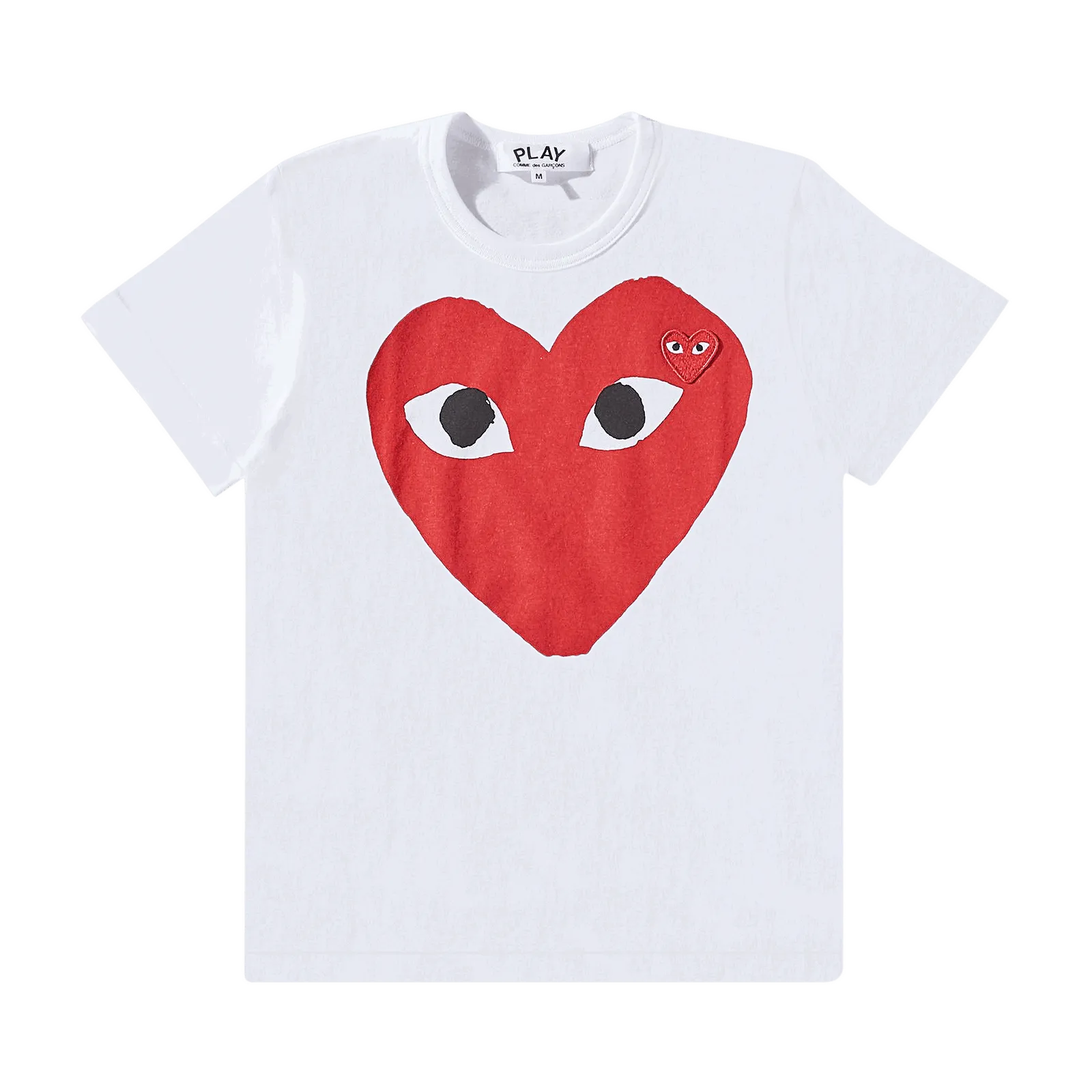 COMME DES GARçONS PLAY LARGE HEART LOGO TSHIRT