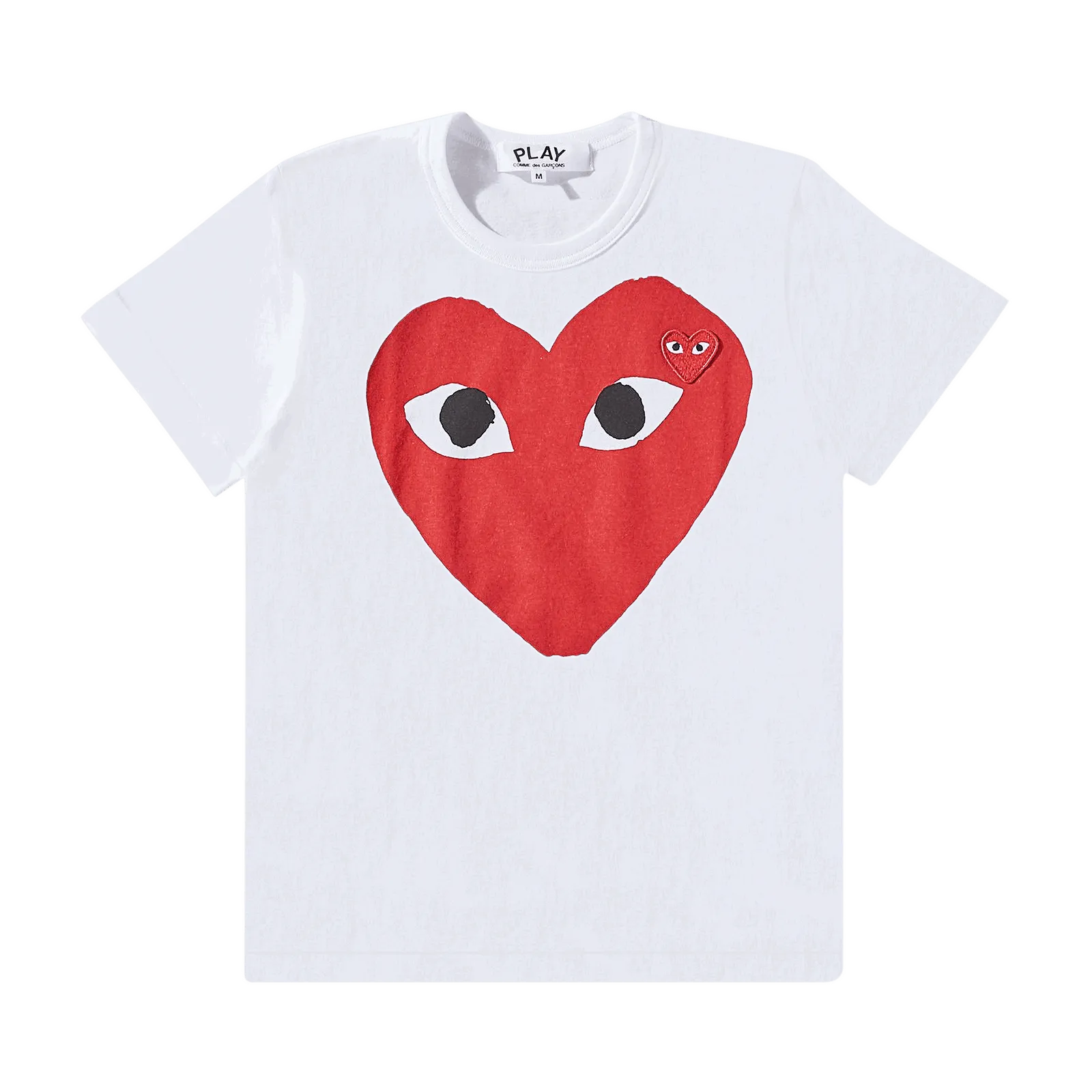 COMME DES GARçONS PLAY LARGE HEART LOGO TSHIRT