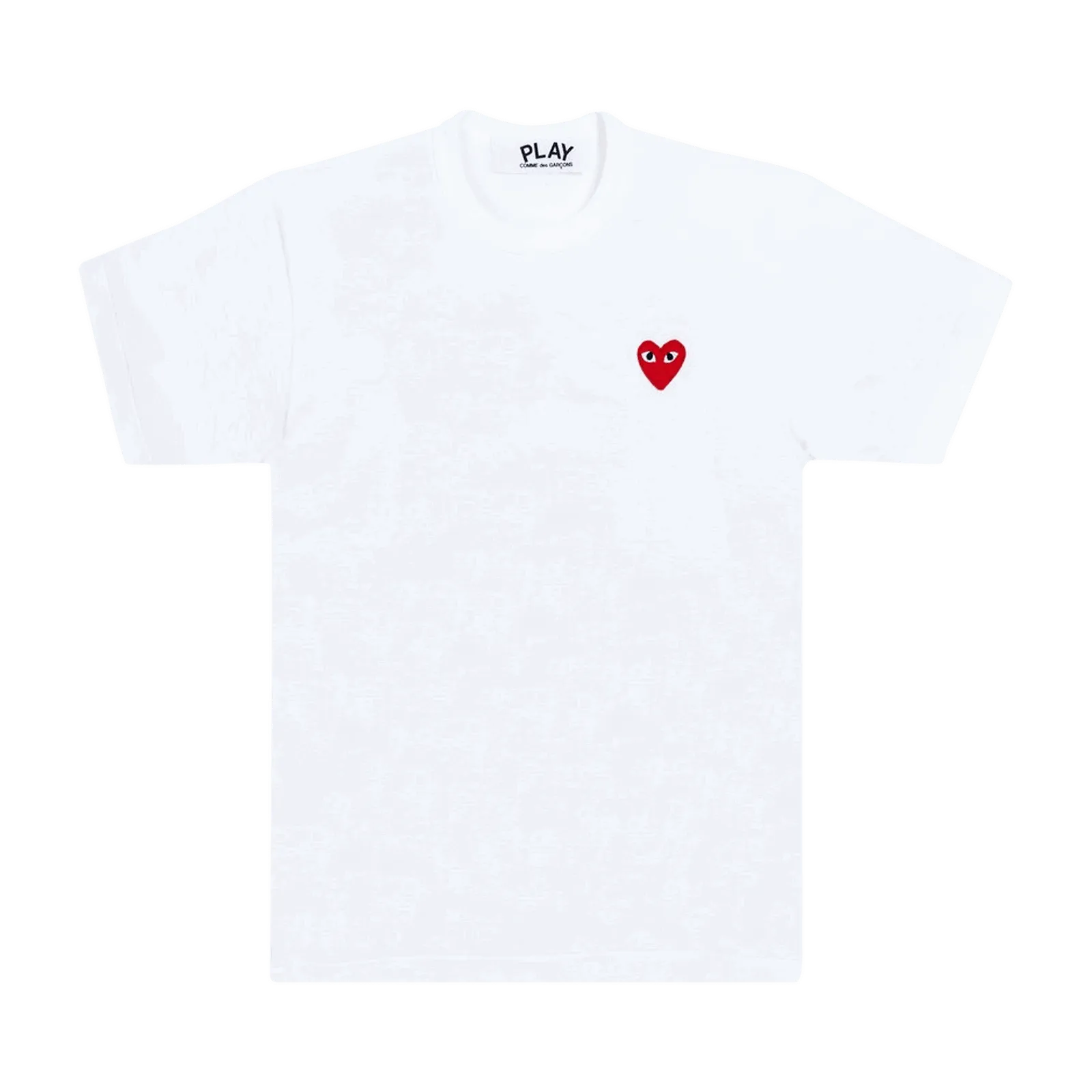 COMME DES GARçONS PLAY TSHIRT WITH RED HEART