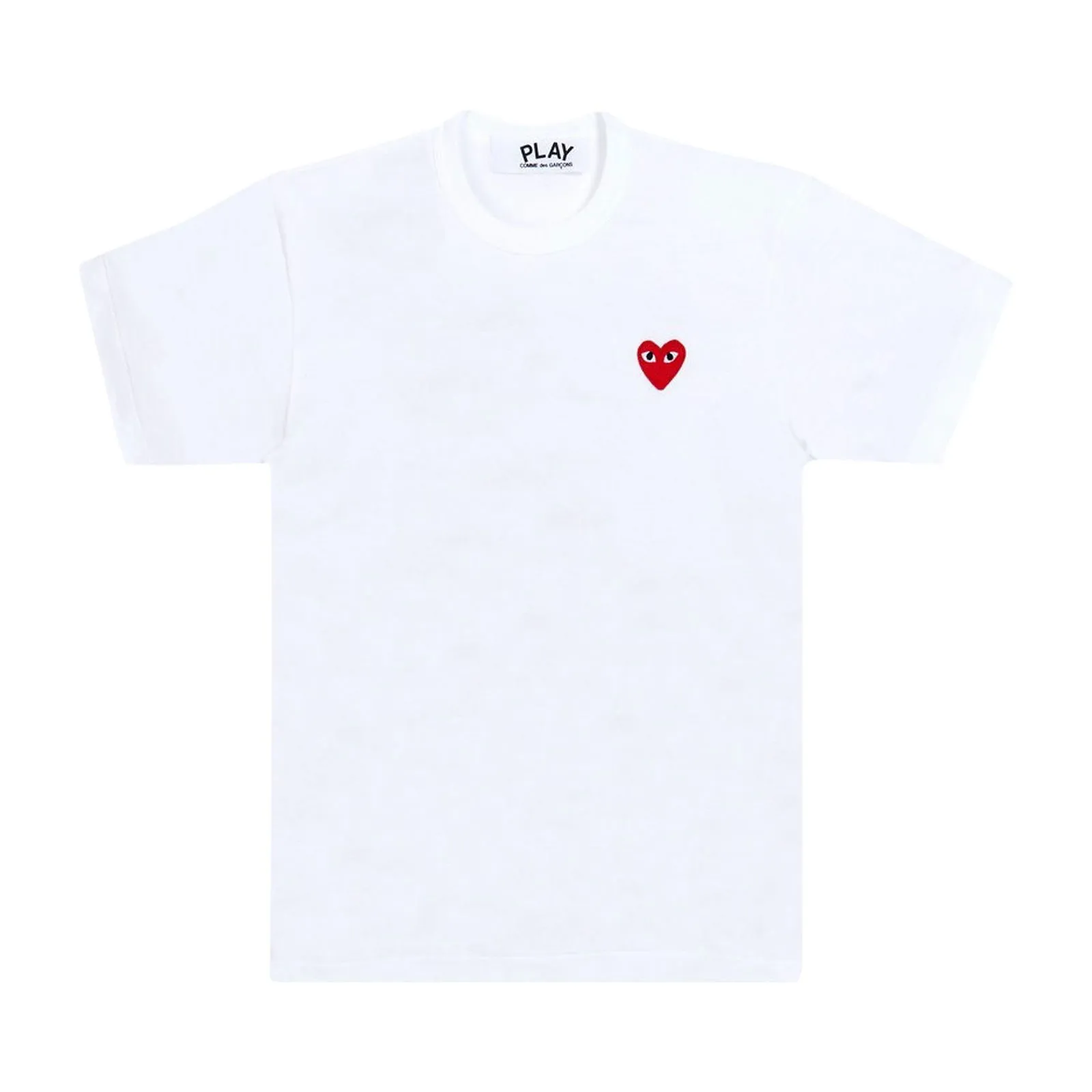 COMME DES GARçONS PLAY TSHIRT WITH RED HEART