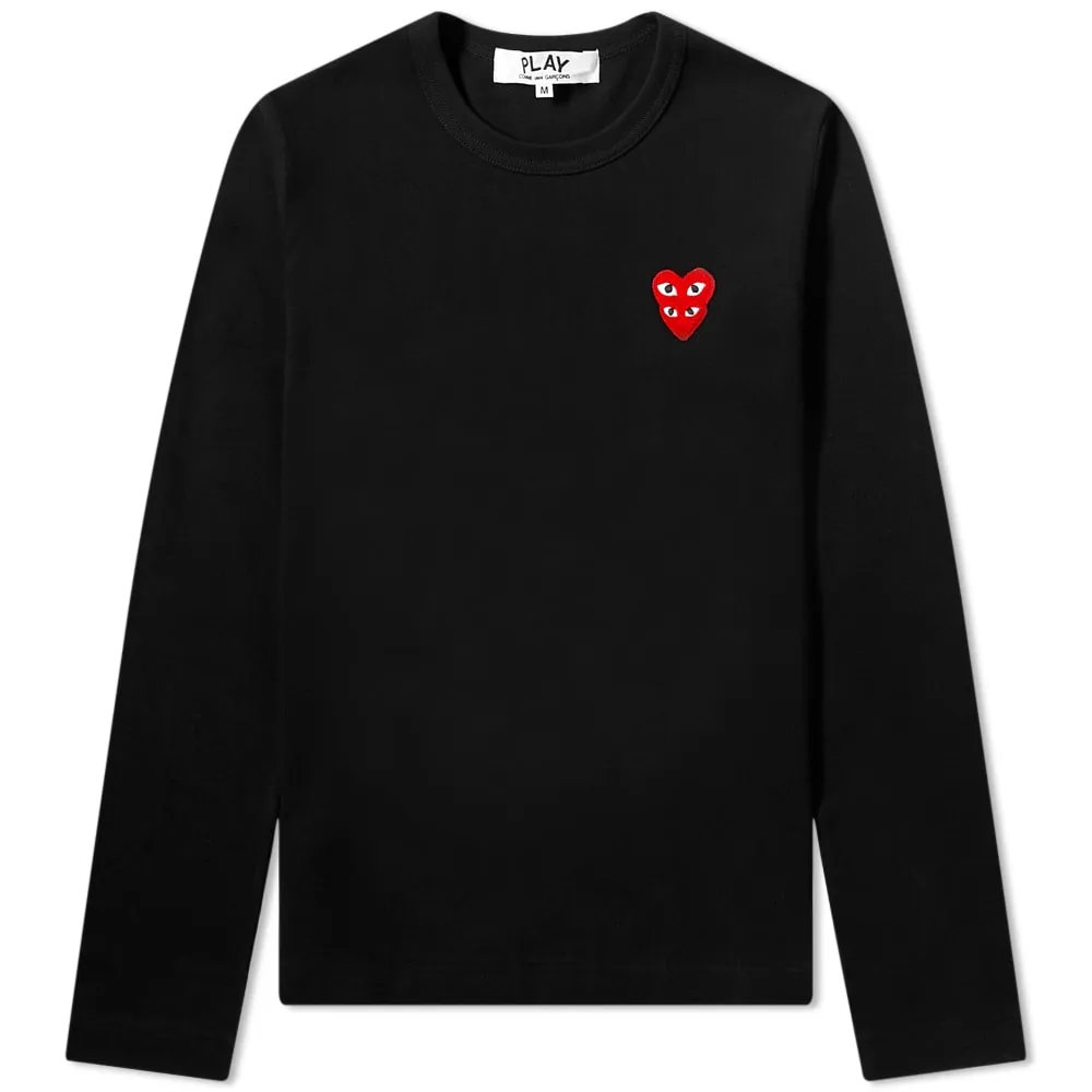 Comme des Garçons Play W Overlapping Tee