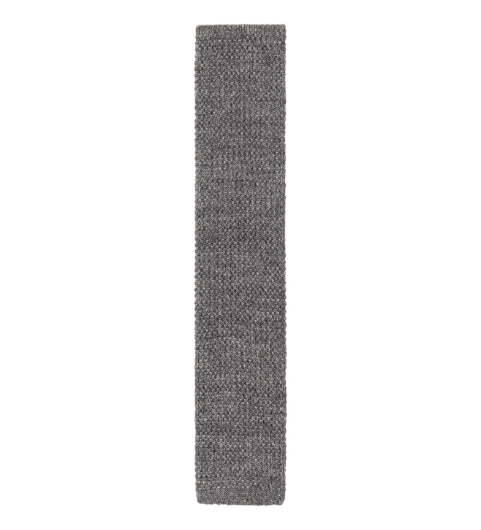 Corbata de seda Knit Marl gris