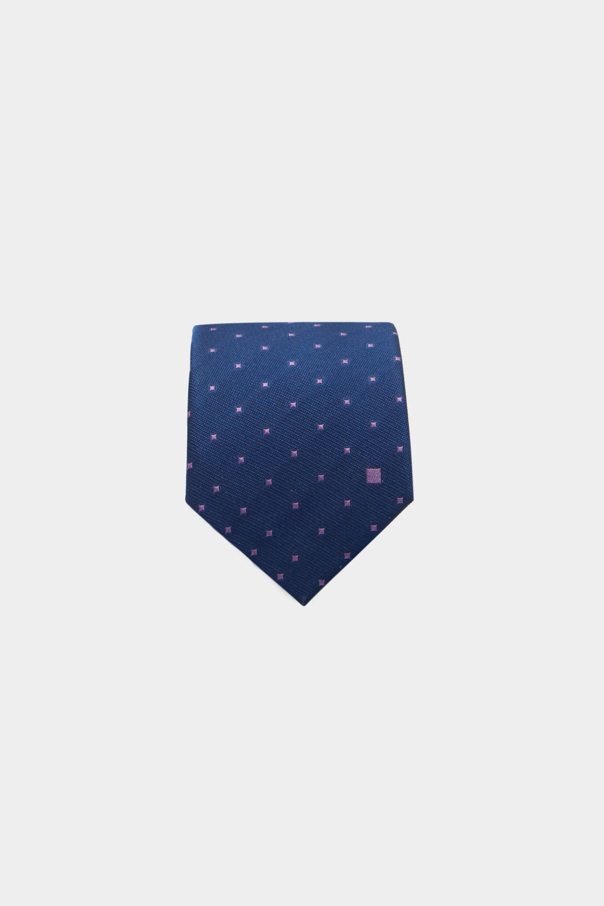 Corbata seda cubitos