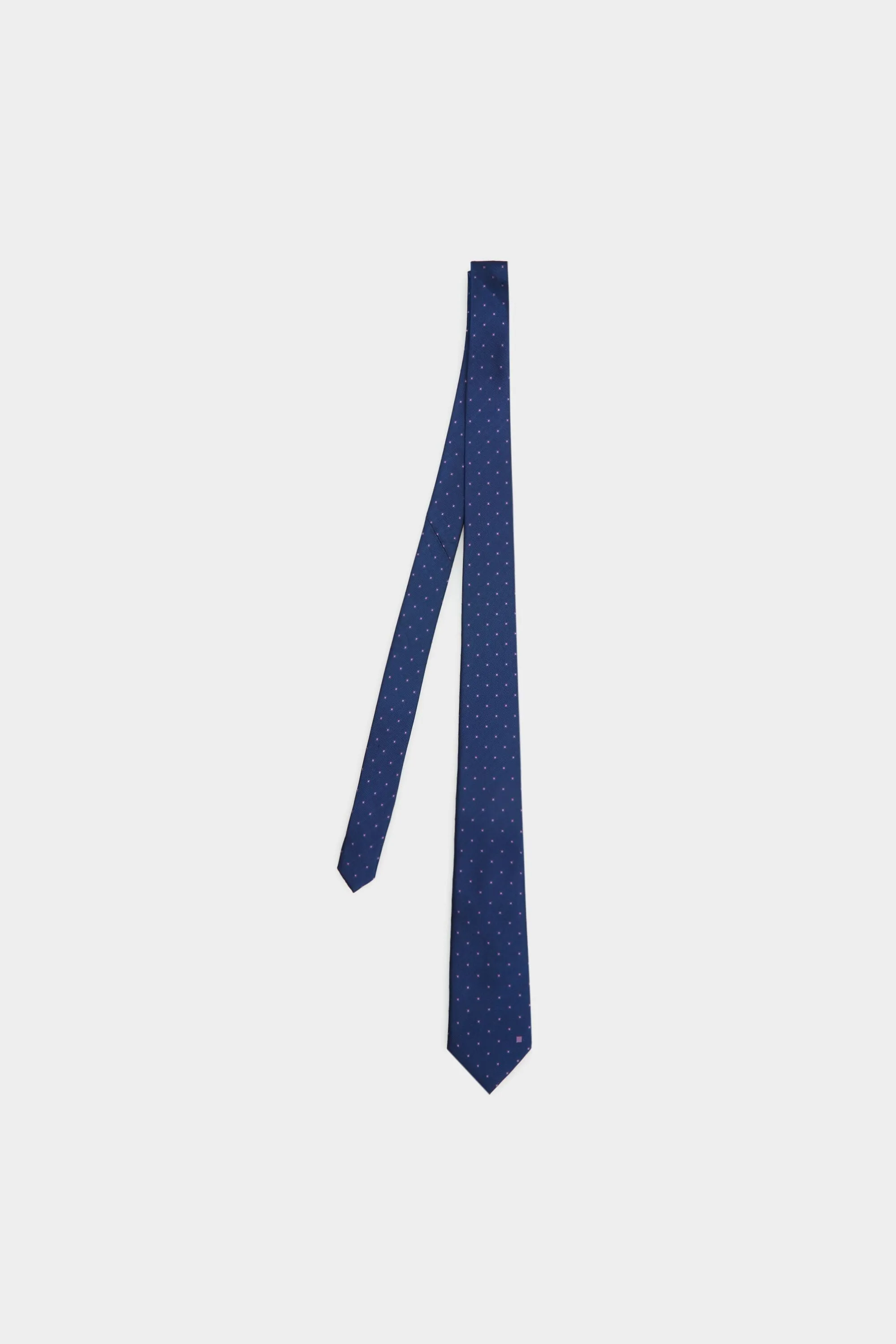 Corbata seda cubitos