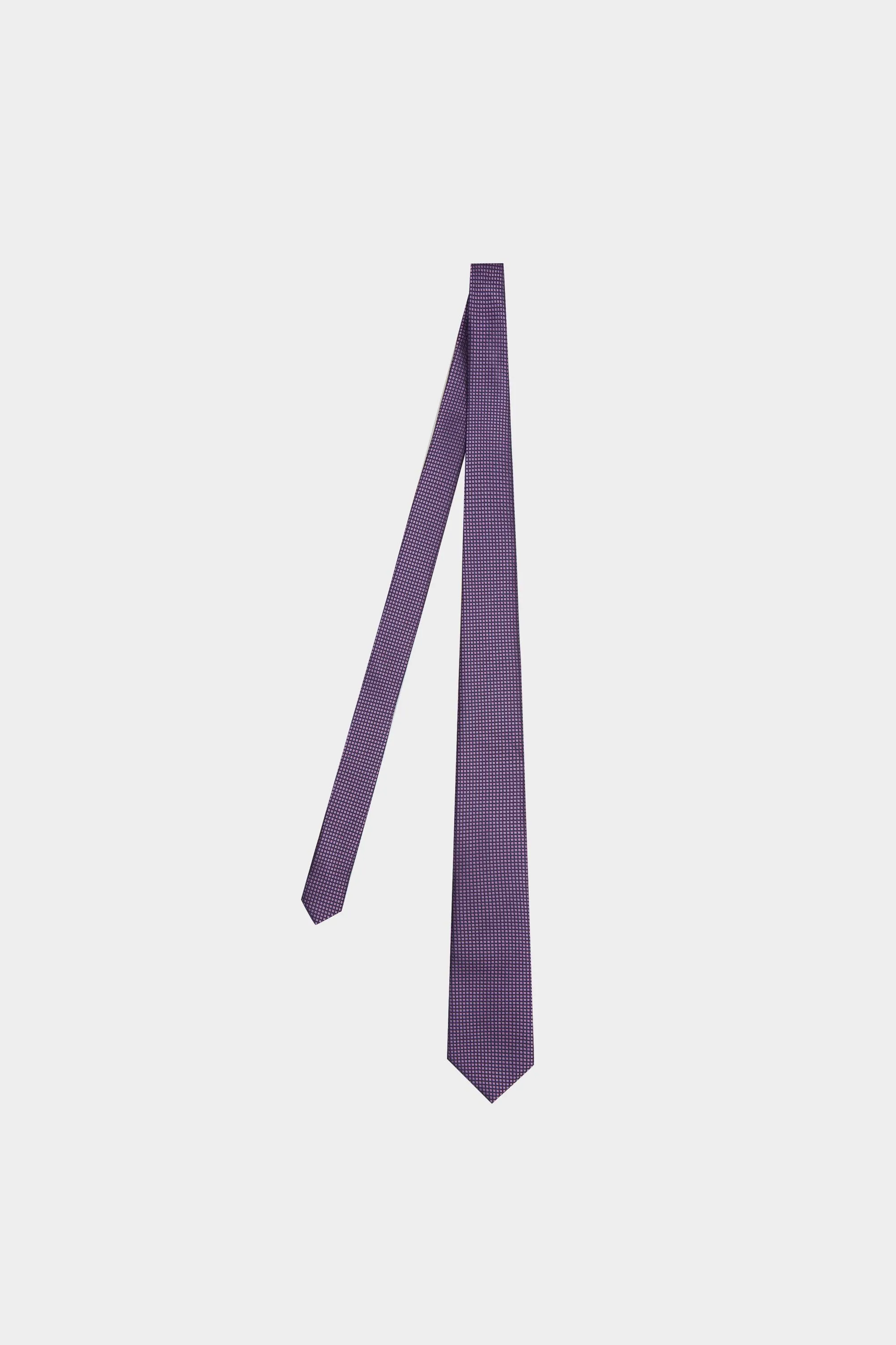 Corbata seda cubos