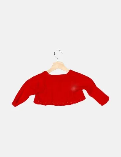 Cóndor Chaqueta punto rojo