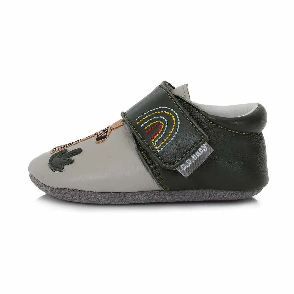 D.D.Step Zapatillas Suela Blanda Cebras Verde