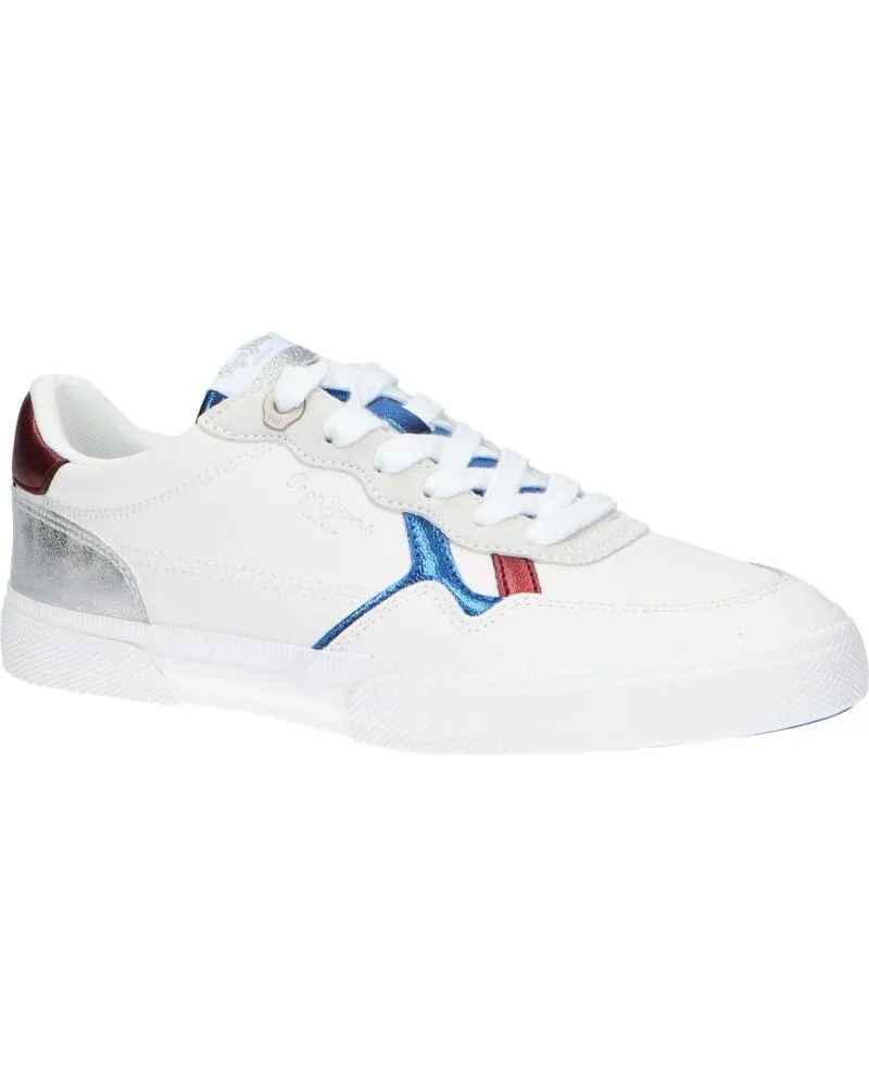 Deportivas de Mujer PEPE JEANS PLS31236 KENTON WAVE 800 WHITE