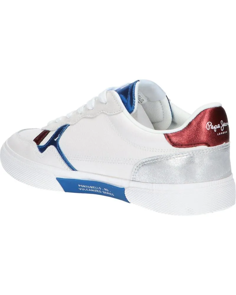 Deportivas de Mujer PEPE JEANS PLS31236 KENTON WAVE 800 WHITE