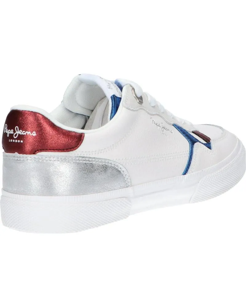 Deportivas de Mujer PEPE JEANS PLS31236 KENTON WAVE 800 WHITE