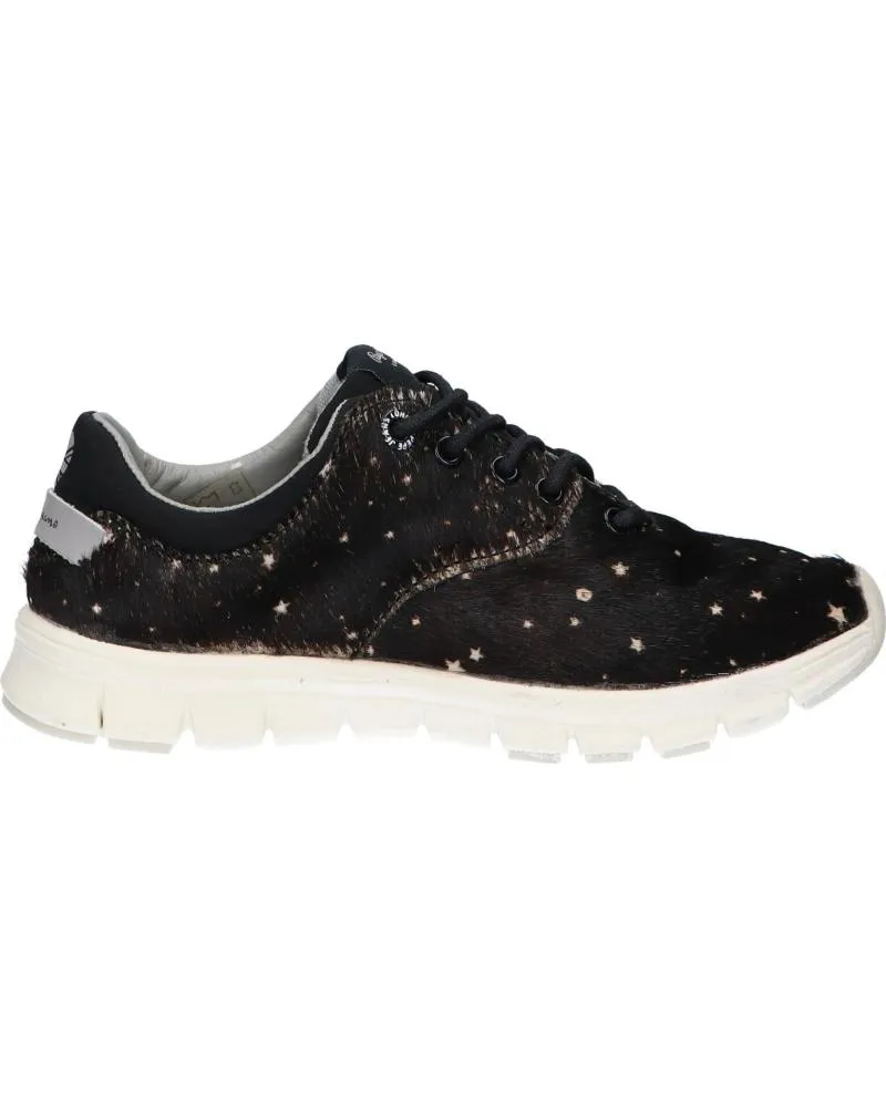 Deportivas de Mujer y Niña y Niño PEPE JEANS PGS30210 COVEN PONY 999 BLACK