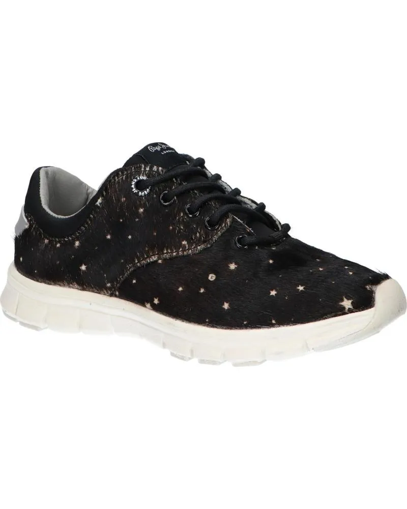 Deportivas de Mujer y Niña y Niño PEPE JEANS PGS30210 COVEN PONY 999 BLACK