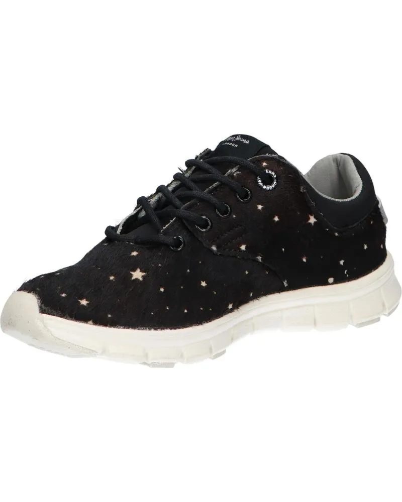 Deportivas de Mujer y Niña y Niño PEPE JEANS PGS30210 COVEN PONY 999 BLACK