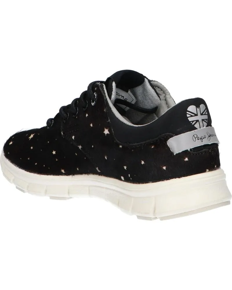 Deportivas de Mujer y Niña y Niño PEPE JEANS PGS30210 COVEN PONY 999 BLACK