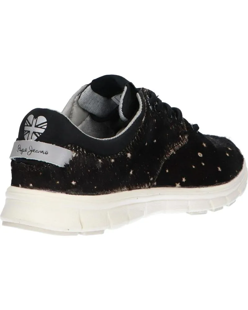 Deportivas de Mujer y Niña y Niño PEPE JEANS PGS30210 COVEN PONY 999 BLACK