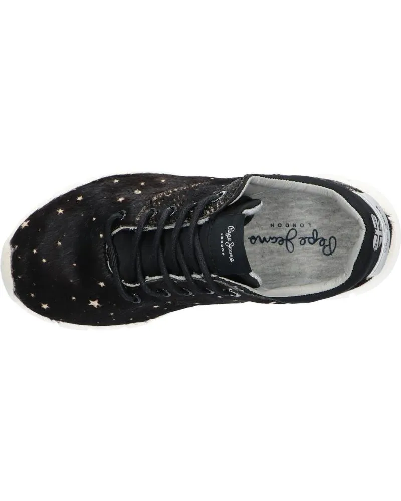 Deportivas de Mujer y Niña y Niño PEPE JEANS PGS30210 COVEN PONY 999 BLACK