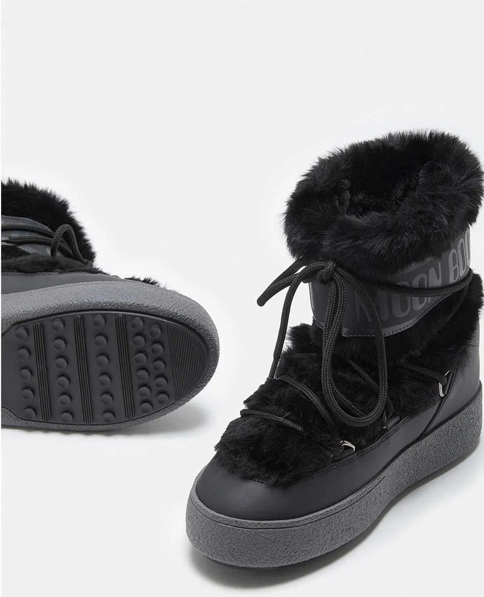 DESCANSOS MOON BOOT LTRAK FAUX FUR WATERPROOF