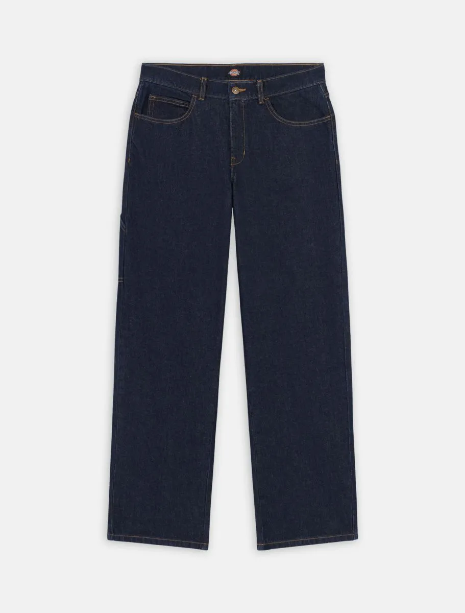 dickies pantalón mujer herdon denim reinsed