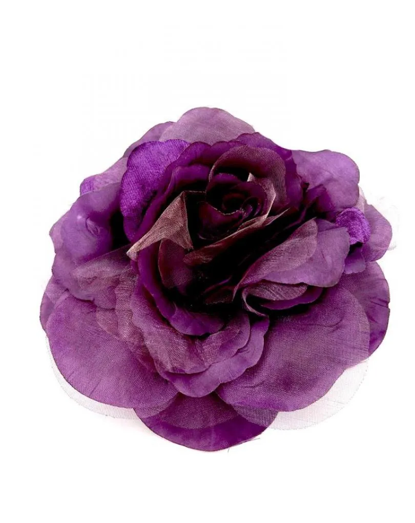 FLORES DE FIESTA PARA MUJER MORADAS OSCURO PARA BODAS