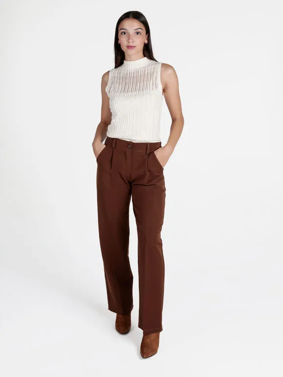 Frenetika Pantalón ancho clásico de mujer.