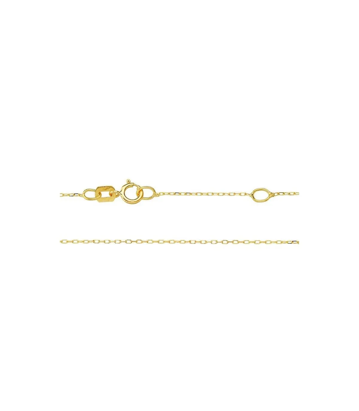 Gargantilla Hamsa Mano de Fátima Amulette 18 K