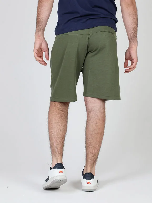 Gian Marco Venturi Pantalón corto polar para hombre con cordón