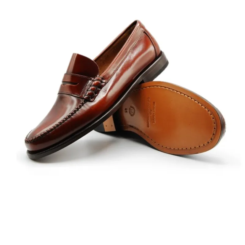 GIL'S CLASSIC 800 Negro, cuero, burdeos y azul Castellano hombre