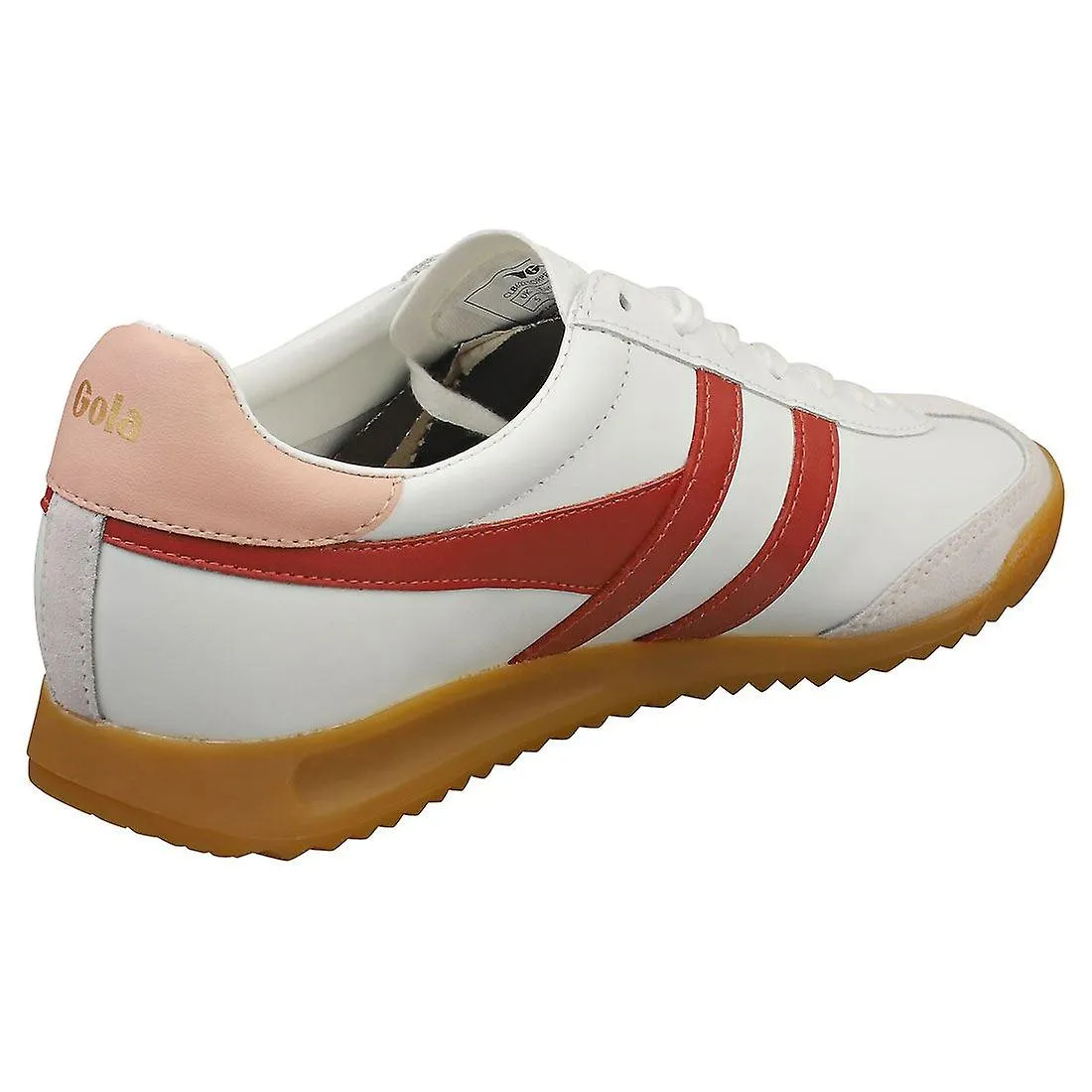 Gola Torpedo Zapatillas de Moda para Mujer en Blanco Arcilla Rosa