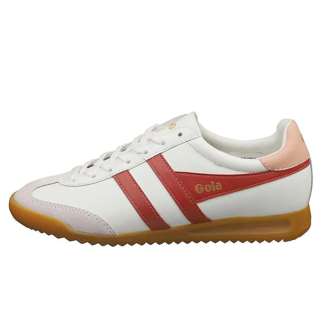 Gola Torpedo Zapatillas de Moda para Mujer en Blanco Arcilla Rosa