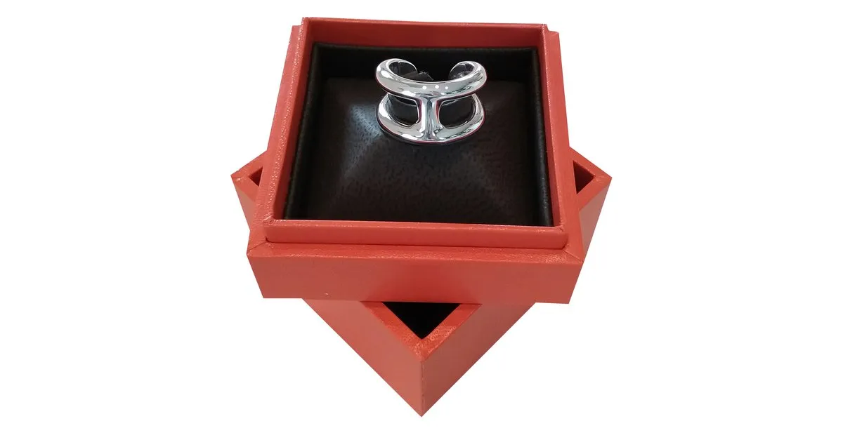 Hermès anillo Plata 