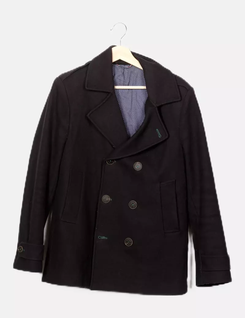 In.tes.pra Chaqueta azul marino paño
