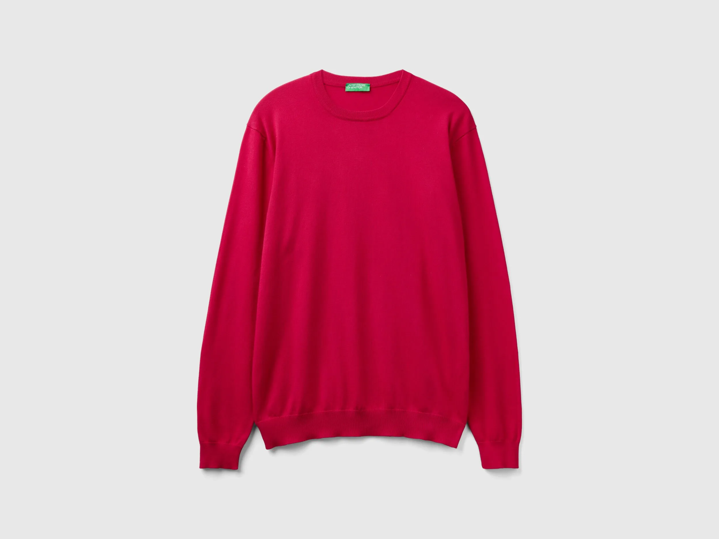 Jersey de cuello redondo de 100% algodón