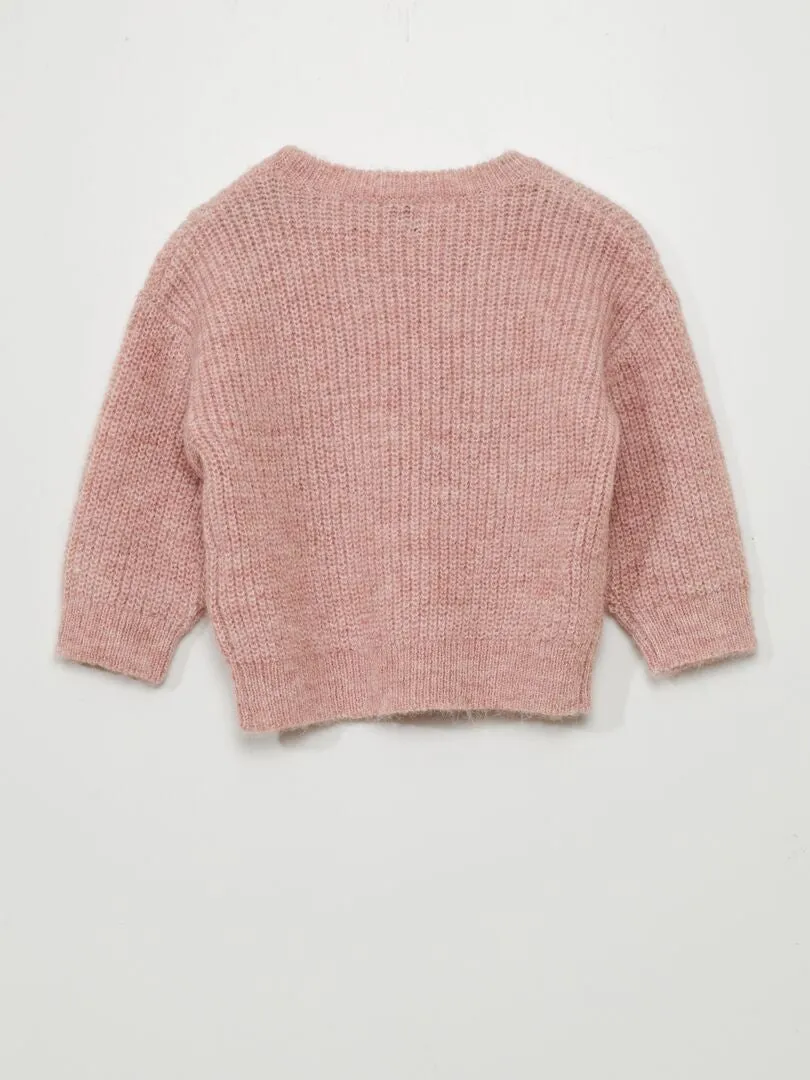 JERSEY DE PUNTO  PURPURA