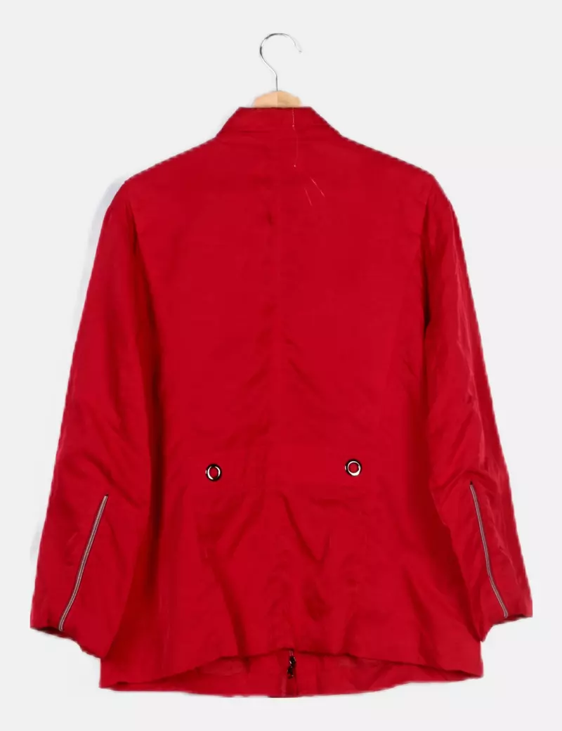 Kaitaisi Chaqueta roja impermeable