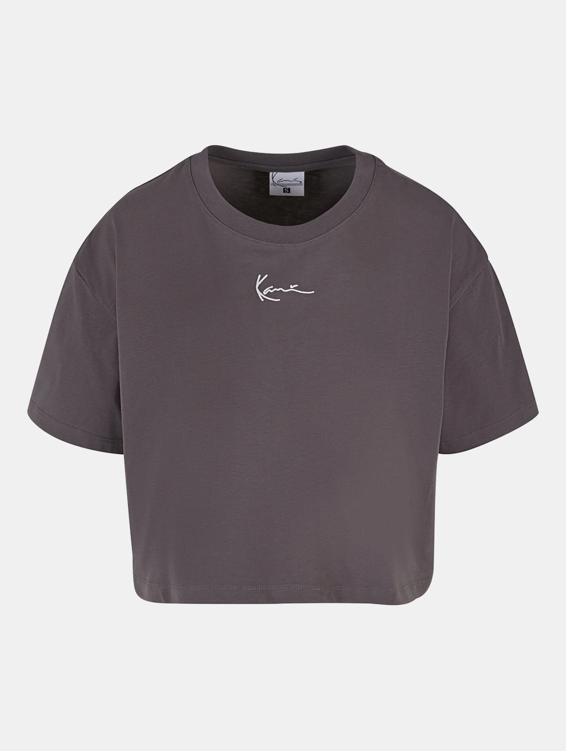 KARL KANI SMALL SIGNATURE ESSENTIAL CROP TSHIRTS