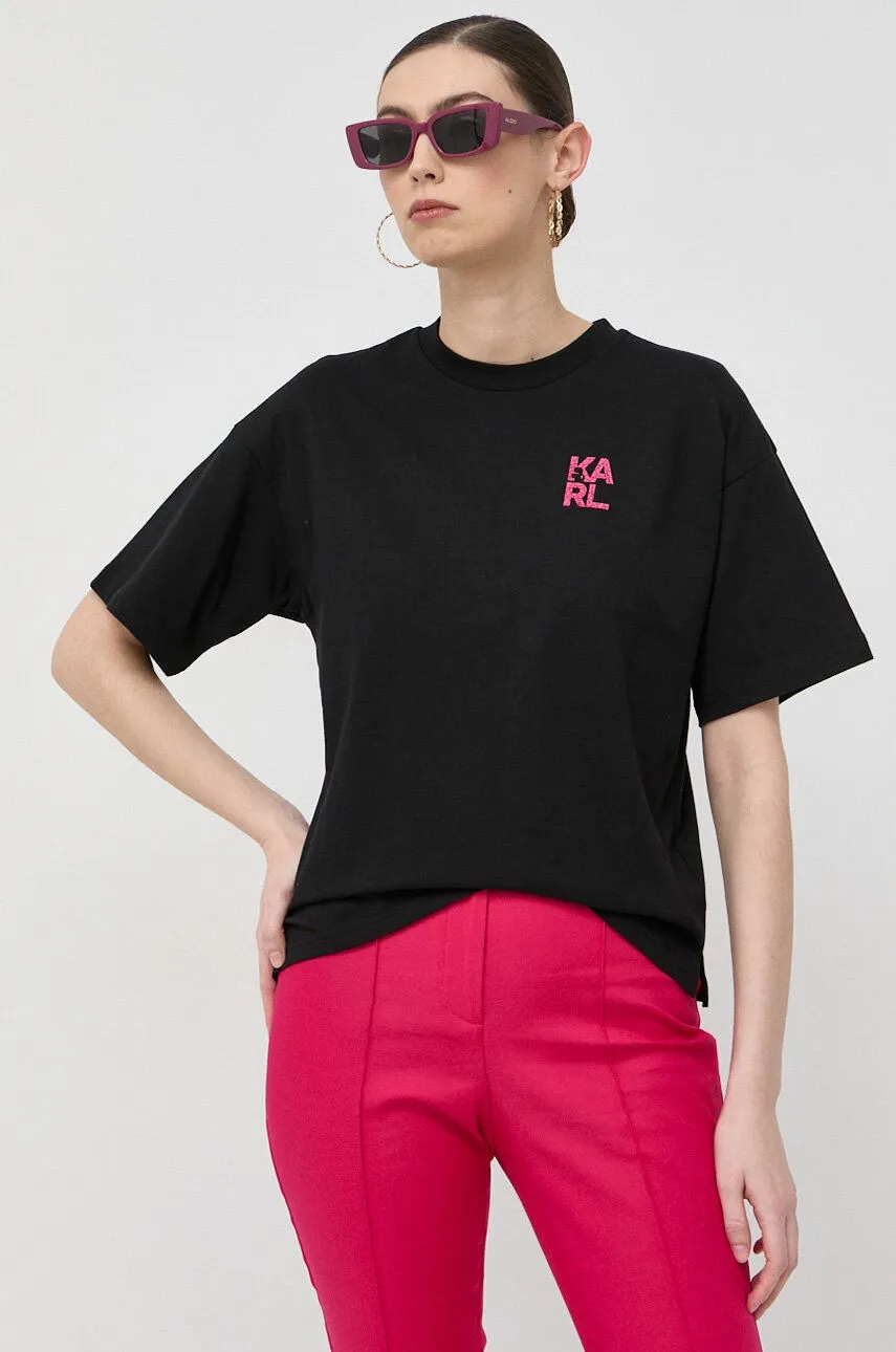 KARL LAGERFELD Small Logo Tee