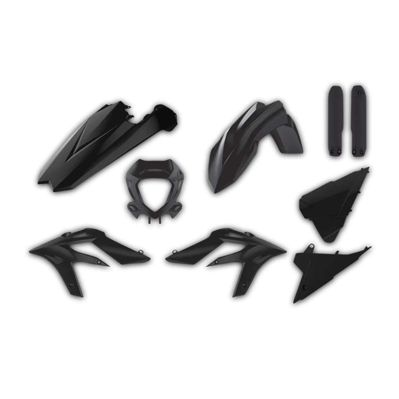 Kit de Plásticos Polisport Full Enduro Negro   