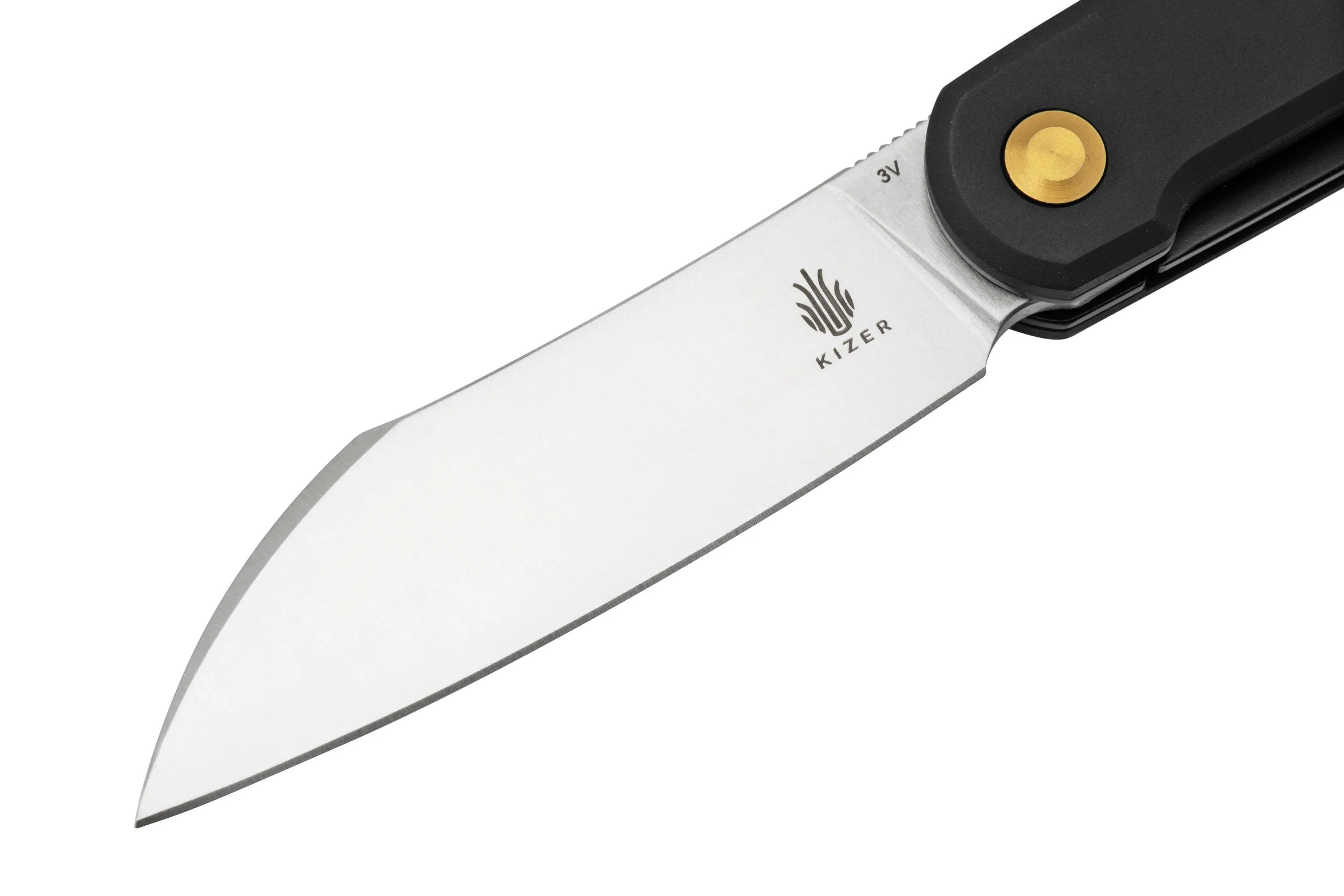 Kizer Klipper V3580C1, CPM 3V, Black Aluminum, navaja